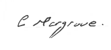 Chris Margrave signature