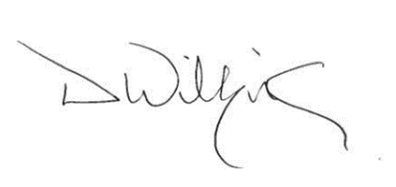 Dave Wilkinson signature